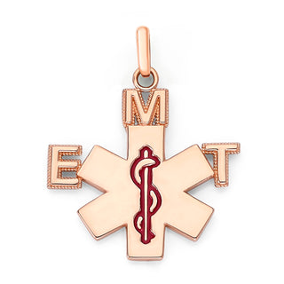 EMT Pendant Necklace in Solid Gold