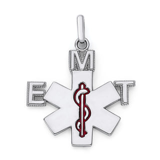 EMT Pendant Necklace in Sterling Silver